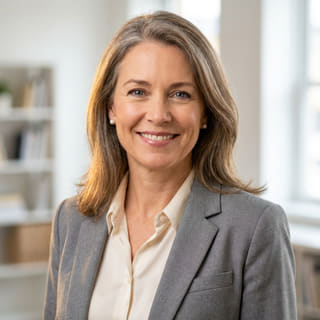 Sarah Coleman, listed as Chief Financial Officer at Noble Vaultgrove, in a profile image